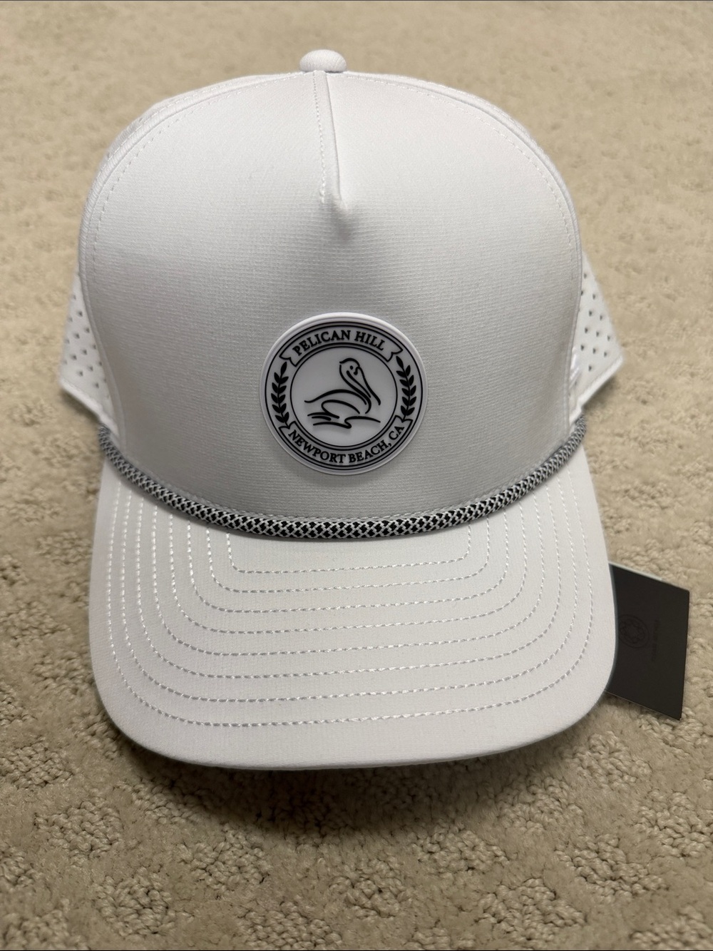 NWT MELIN x Pelican Hill White with Rope Detail Hydro Odysea Hat
